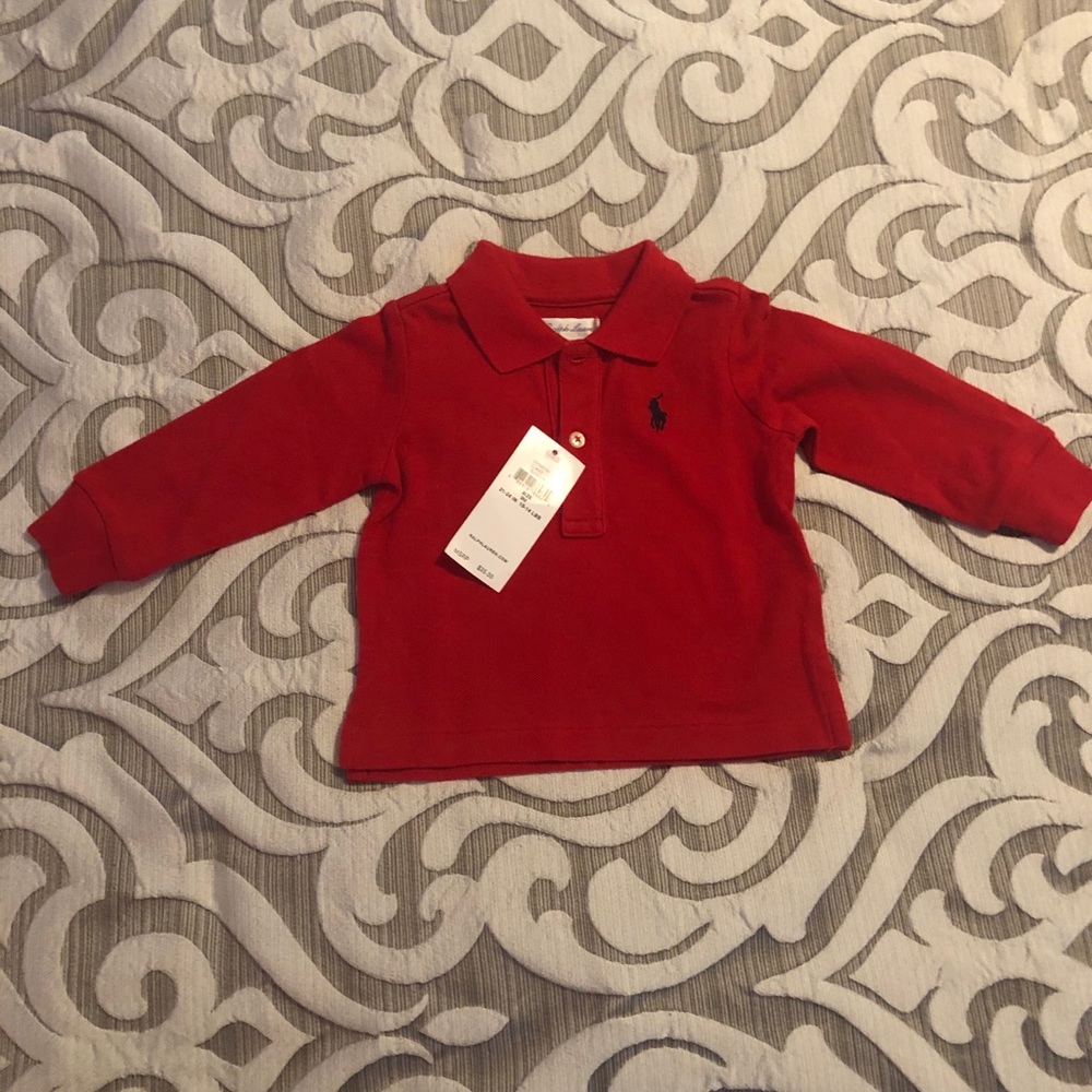 Ralph Lauren Polo long sleeve shirt 3 months